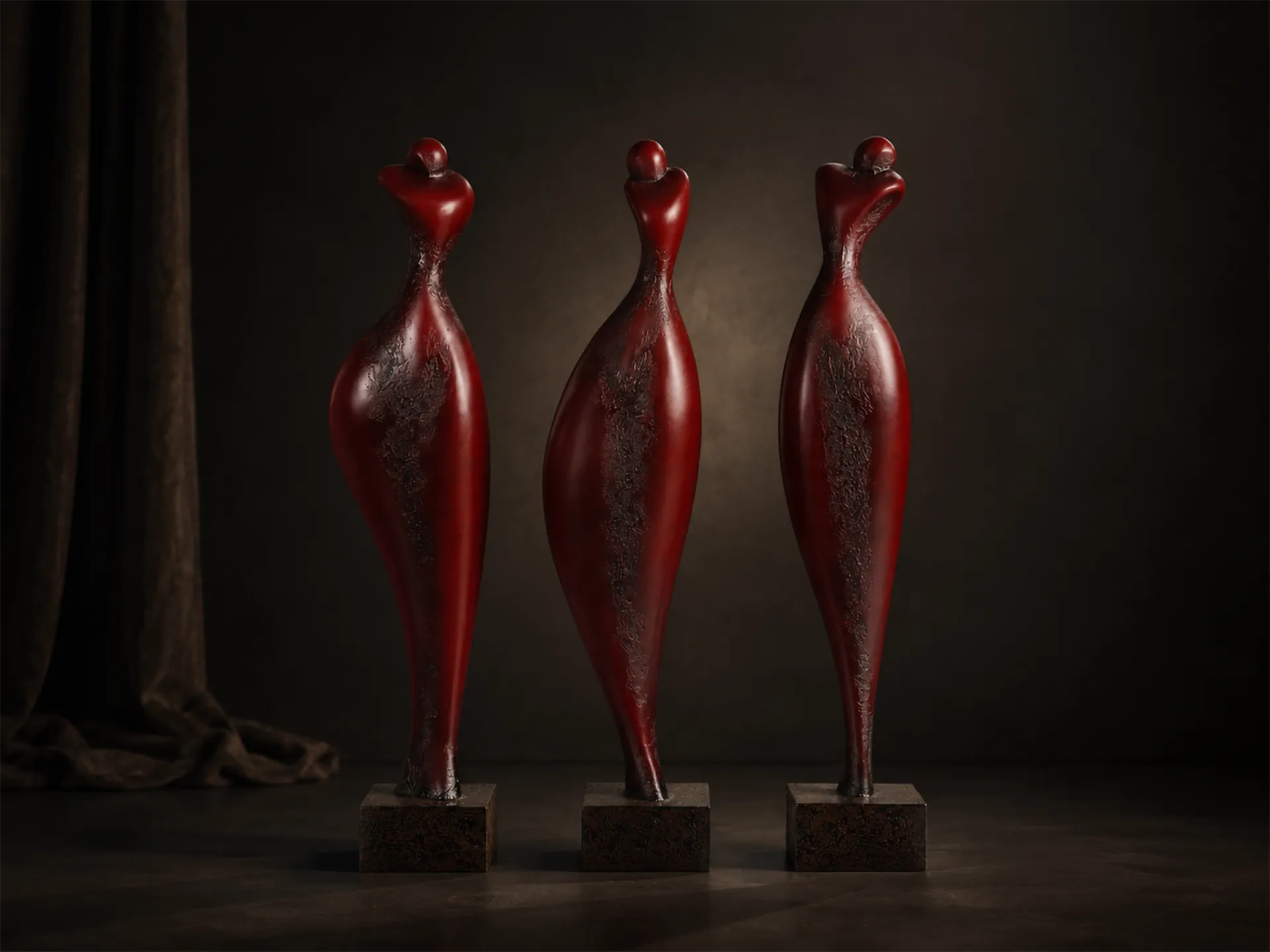 Gémeas set of decorative Sculptures