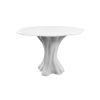 Calypso dining table in matte white
